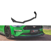 [Street Pro Front Splitter V.2 Ford Mustang GT MK6 Facelift - Black]