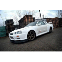 [PŘEDNÍ ŠIROKÉ OBLOUKY NISSAN SKYLINE R34 GTR (PRO 002299-1 NÁRAZNÍK) - Bez základního nátěru]