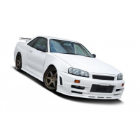 [PŘEDNÍ ŠIROKÉ OBLOUKY VZHLED TYPU Z NISSAN SKYLINE R34 GTR (PRO NÁRAZNÍK TYPU Z)]