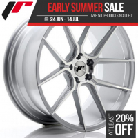 [JAPAN RACING JR30 - MACHINED SILVER - EARLY SUMMER SALE]