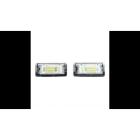 [LED License Plate Lamp suitable for BMW E46 4Door Sedan; Touring 1998-2005 chrome]