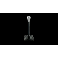 [Short Shifter Nissan Black Edition - Short Silver Knob]