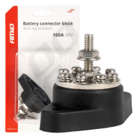 [Battery connector distribution block bus bar 8-fold max 48V 160A AMIO-03807]
