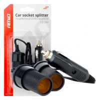[12V 24V car lighter socket splitter AMIO-03801]