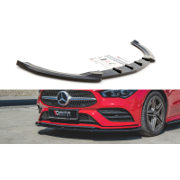 [Maxton Design spoiler pod přední nárazník ver.2 pro Mercedes CLA C118/AMG-Line, carbon-Look]