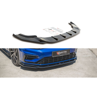 [Maxton Design spoiler pod přední nárazník ver.9 pro Volkswagen Golf R Mk7 Facelift, carbon-Look]