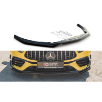 [Maxton Design spoiler pod přední nárazník pro Mercedes třída A W177 45 AMG, černý lesklý plast ABS]