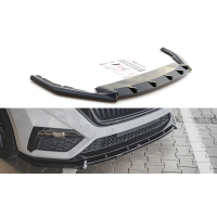 [Maxton Design spoiler pod přední nárazník ver.1 pro Škoda Octavia RS Mk4, plast ABS bez povrchové úpravy]