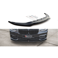 [Maxton Design spoiler pod přední nárazník ver.1 pro BMW řada 7 G11, carbon-Look]