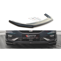 [Maxton Design spoiler pod přední nárazník ver.4 pro Seat Leon FR Mk4, carbon-Look]