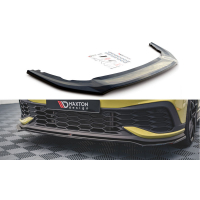 [Maxton Design spoiler pod přední nárazník ver.3 pro Volkswagen Golf GTI Mk8, carbon-Look, Clubsport]