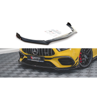 [Maxton Design spoiler pod přední nárazník s křidélky ver.3 pro Mercedes třída A W177 45 AMG, plast ABS bez povrchové úpravy]