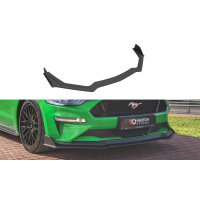 [Maxton Design "Street Pro" spoiler pod přední nárazník ver.2 pro Ford Mustang MK6 GT Facelift, plast ABS bez povrchové úpravy]