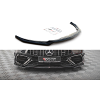 [Maxton Design spoiler pod přední nárazník pro Mercedes CLA C118/AMG 45, černý lesklý plast ABS]