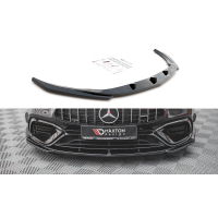 [Maxton Design spoiler pod přední nárazník pro Mercedes CLA C118/AMG 45, carbon-Look]