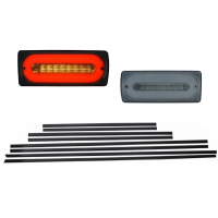 [LED zadné svetlá Light Bar Dym s dverovými lištami čierne vhodné pre Mercedes G-class W463 (1989-2015)]