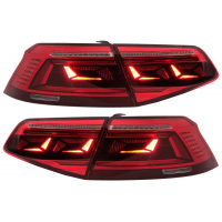 [LED zadné svetlá vhodné pre VW Passat B8 3G (2015-2019) Limuzína Sekvenčné dynamické natáčacie svetlá B8.5 Design]
