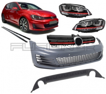 [Obr.: 99/25/87-complete-body-kit-suitable-for-vw-golf-7-vii-2013-2016-gti-look-with-front-grille-and-headlights-led-drl-1692263338.jpg]